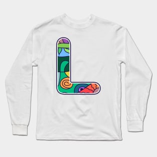 Alphabet L Long Sleeve T-Shirt